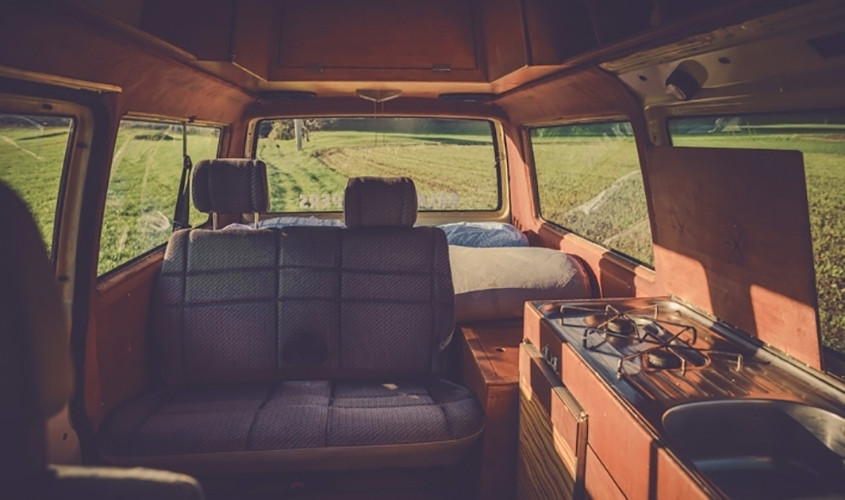 A VW T4 Campervan called Jerry and for hire in Ljubljana, Slovenia