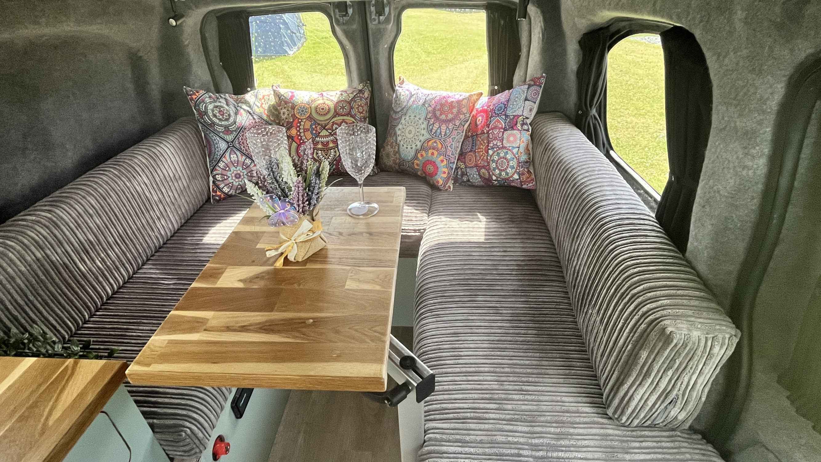 A Vauxhall Campervan called Charnwoody and for hire in Leicestershire, Leicestershire