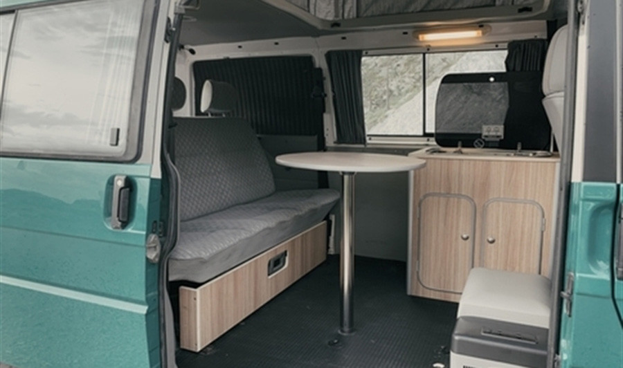 A VW T3 Campervan called Bor and for hire in Ljubljana, Croatia
