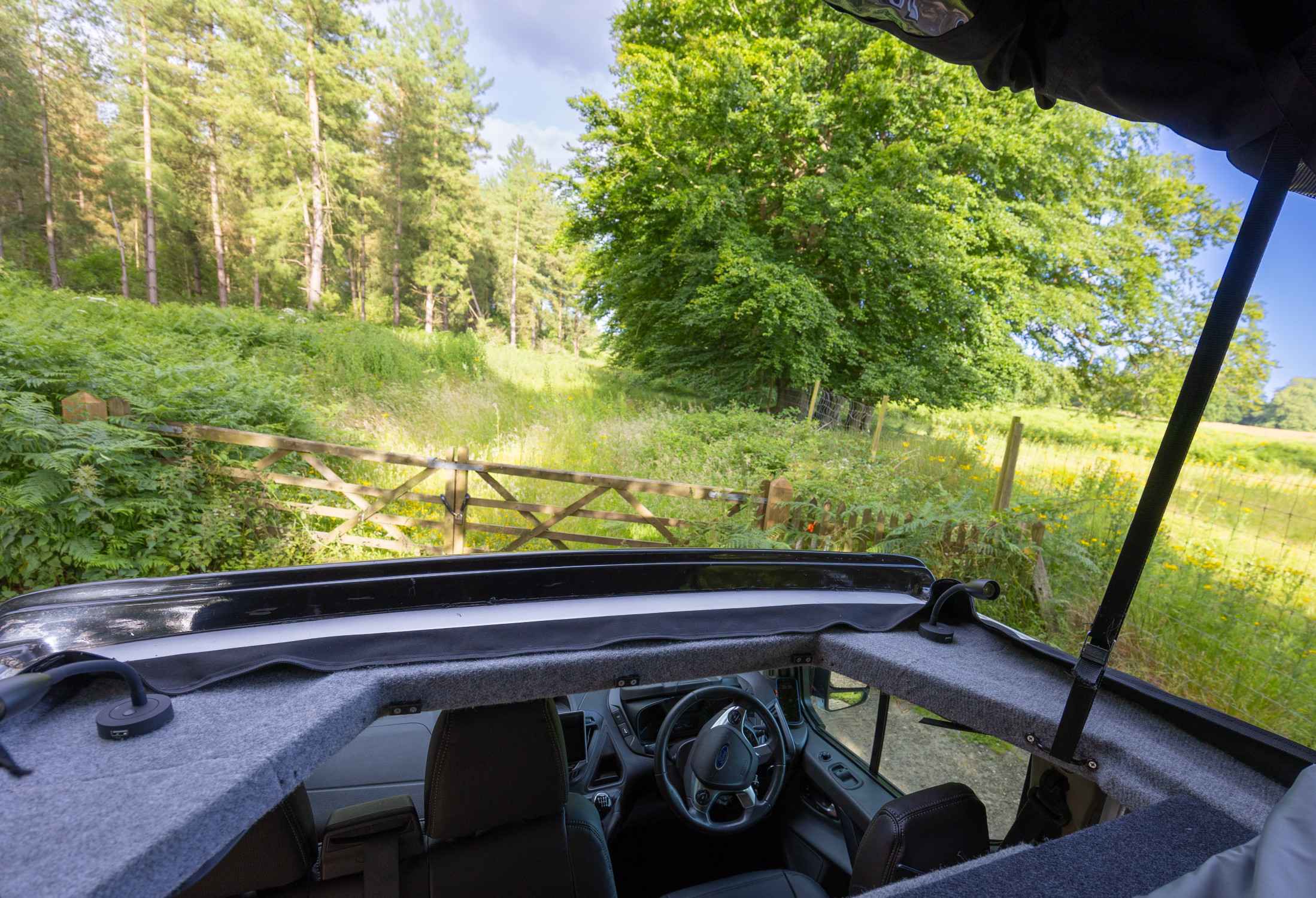 A Ford Campervan called Hulduheim and for hire in Ashford, Kent