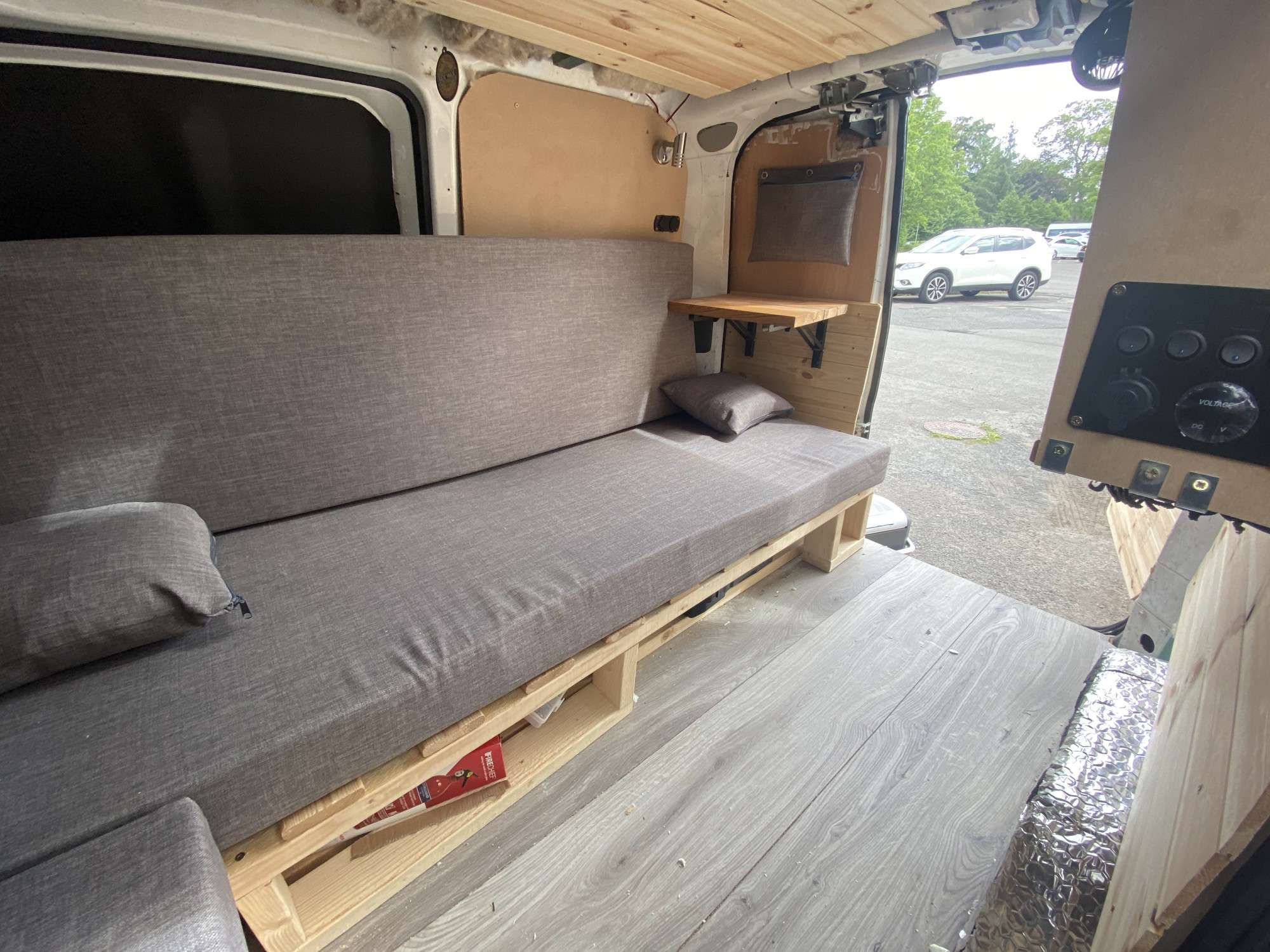 A Nissan Campervan called Smalls and for hire 