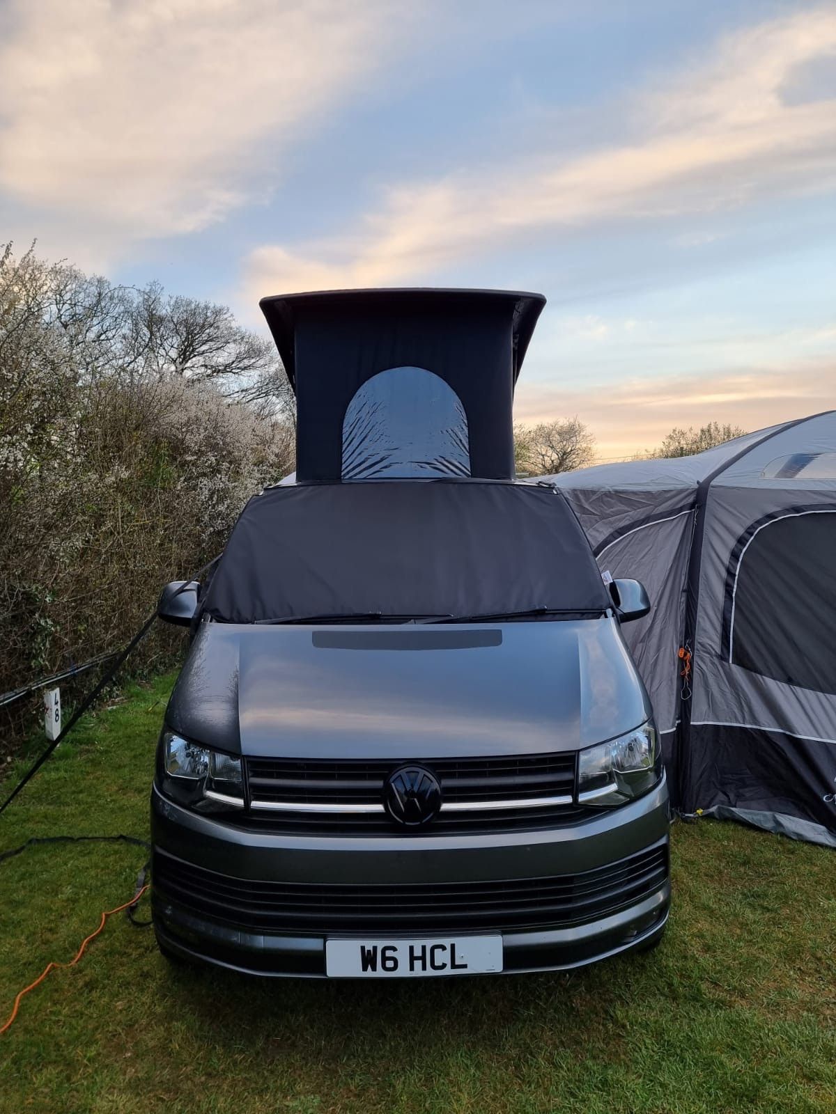 A VW T6 Campervan called PYRA and for hire 