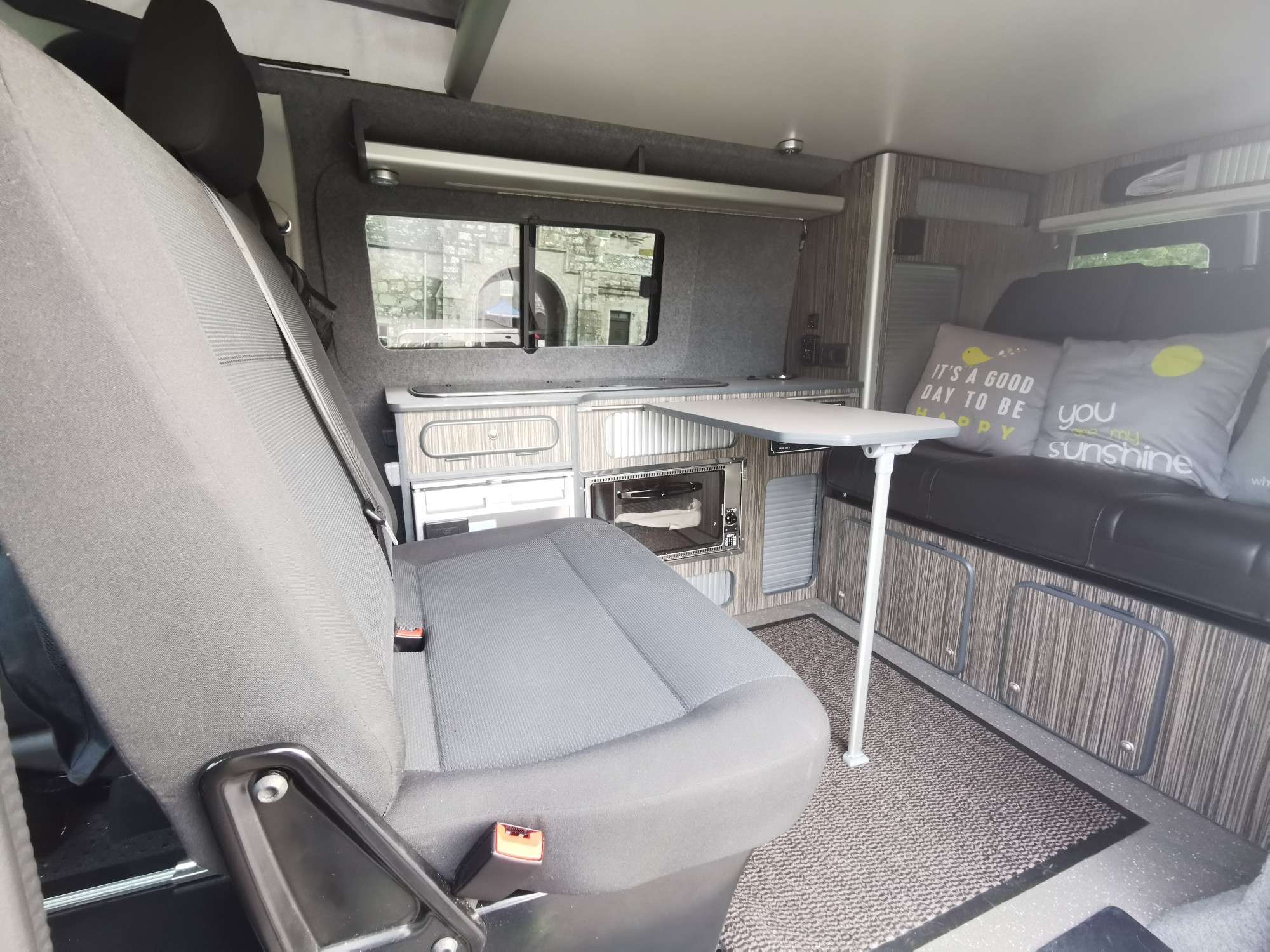 A VW T6 Campervan called Angus and for hire 