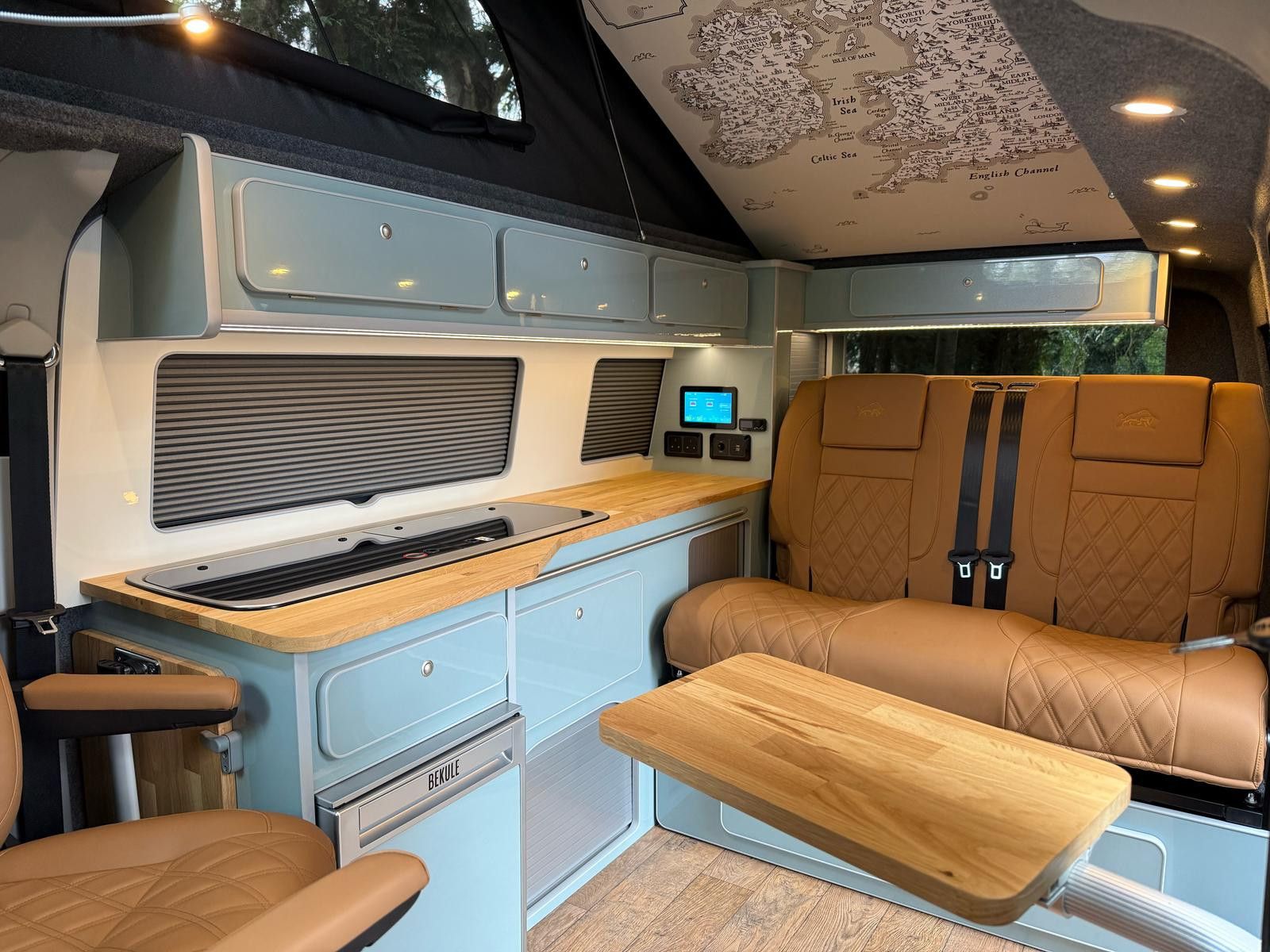 A VW T6 Campervan called Woody and for hire in Cockermouth, Cumbria