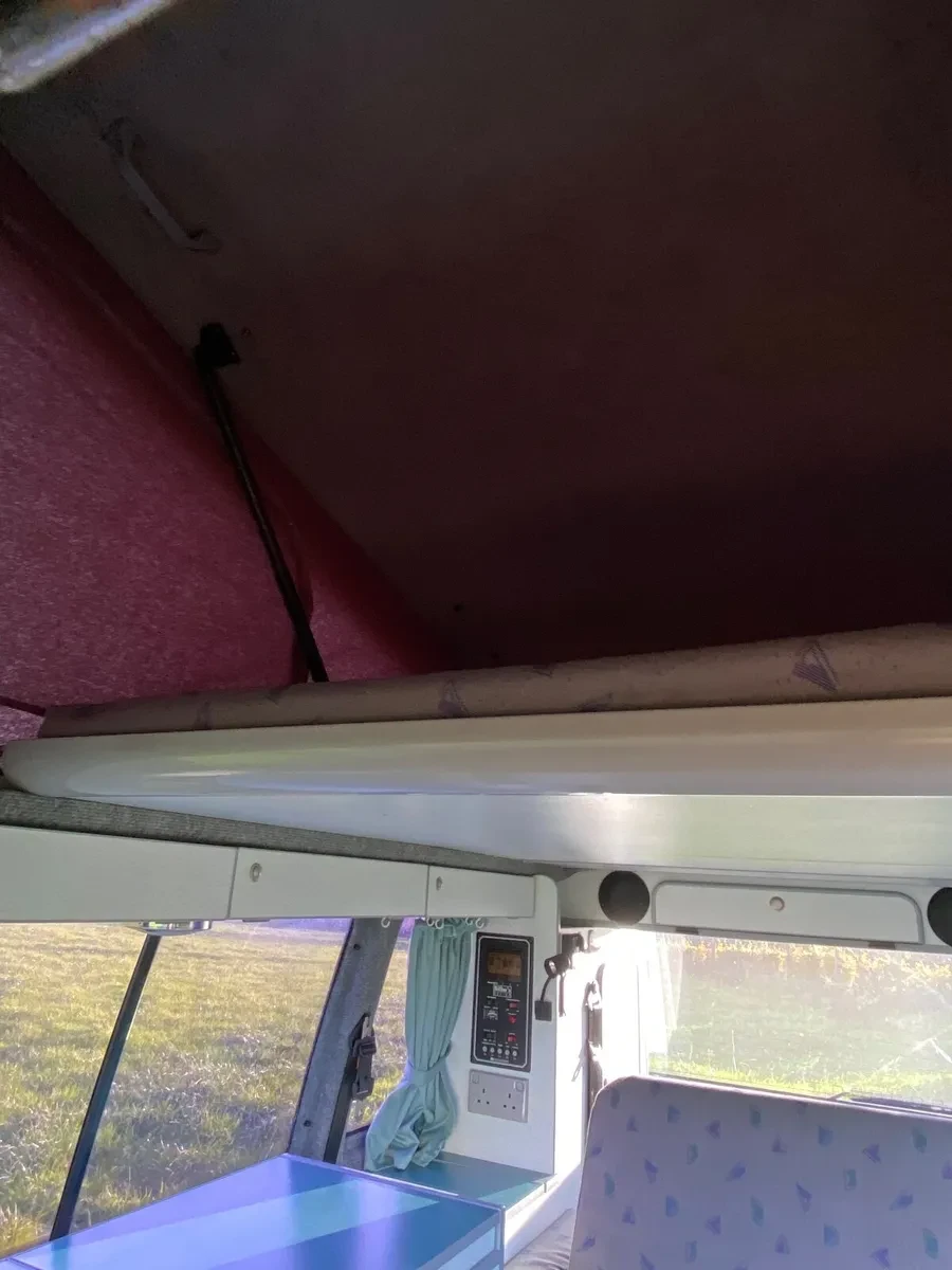 A VW T4 California Campervan called olivia and for hire 