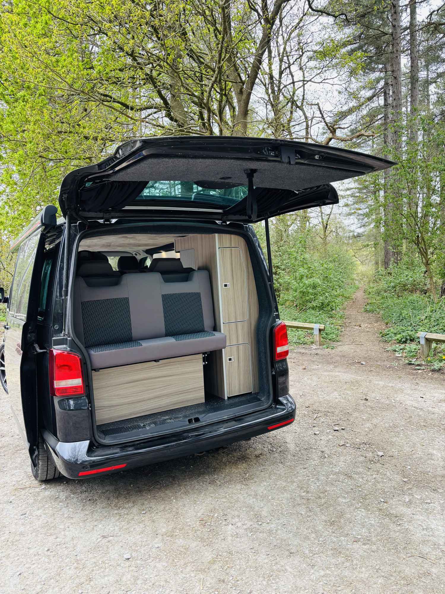 A VW T6 Campervan called JETT and for hire in Frodsham , Cheshire