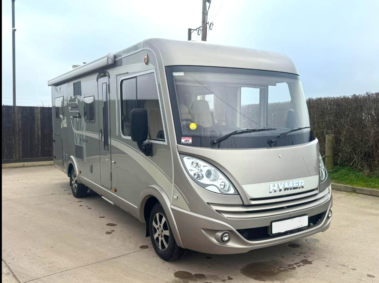 A Hymer Motorhome called Ellen-Mae and for hire 