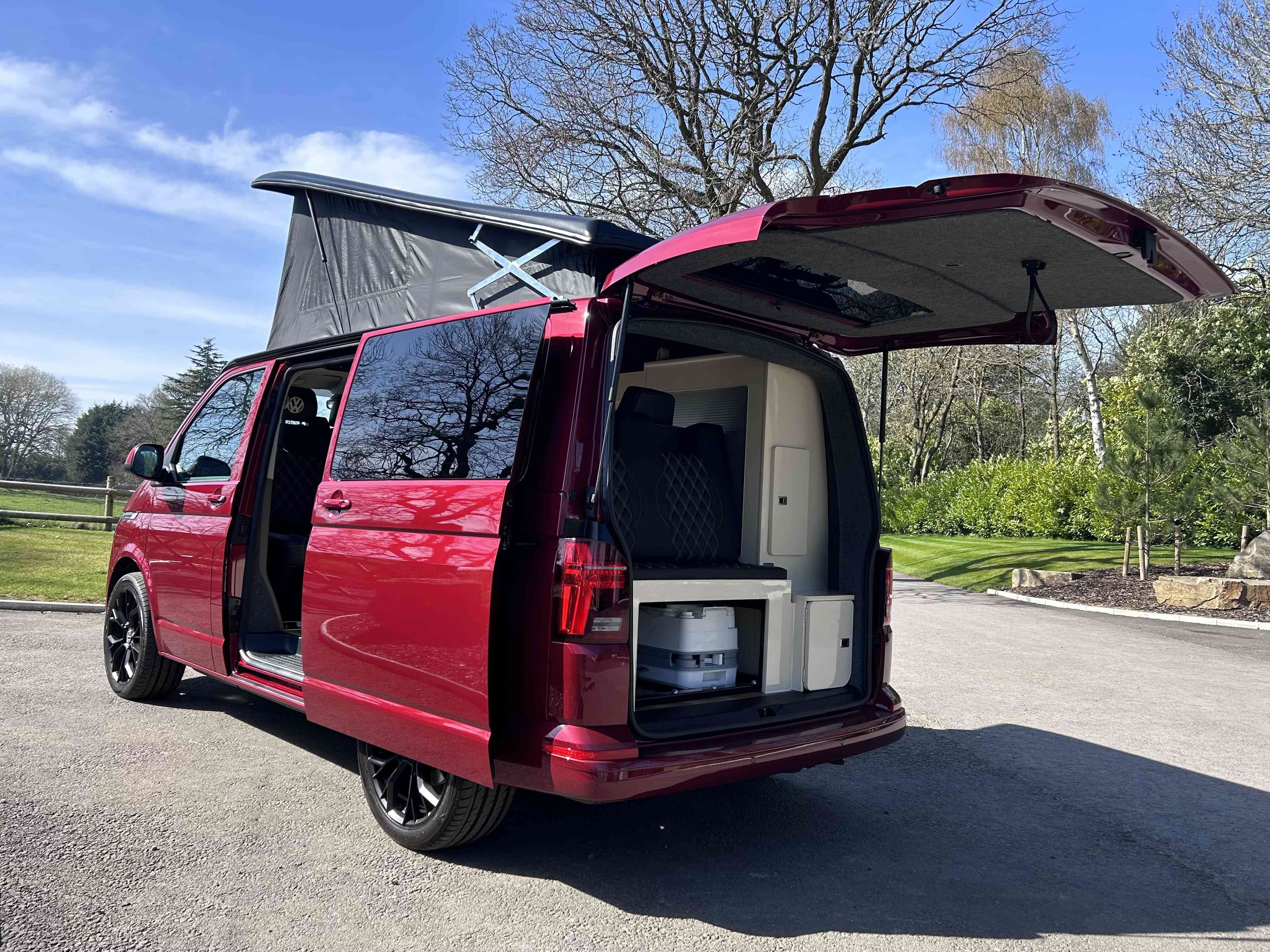 A VW T6 Campervan called RubyDub and for hire in knutsford, Cheshire