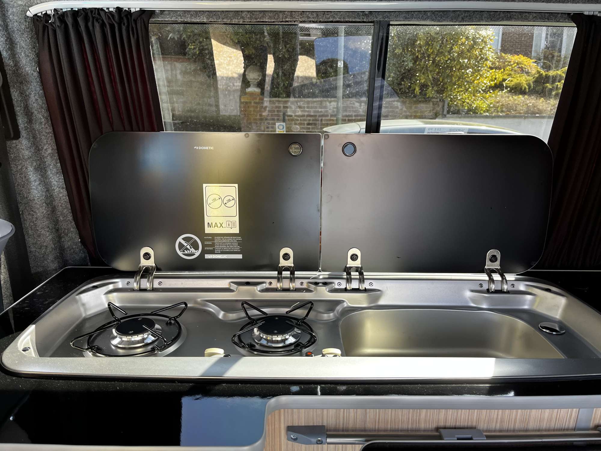 A VW T4 Campervan called Poppy and for hire in Woking, Surrey