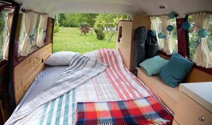 A VW T3 Campervan called Redzo and for hire in Ljubljana, Montenegro