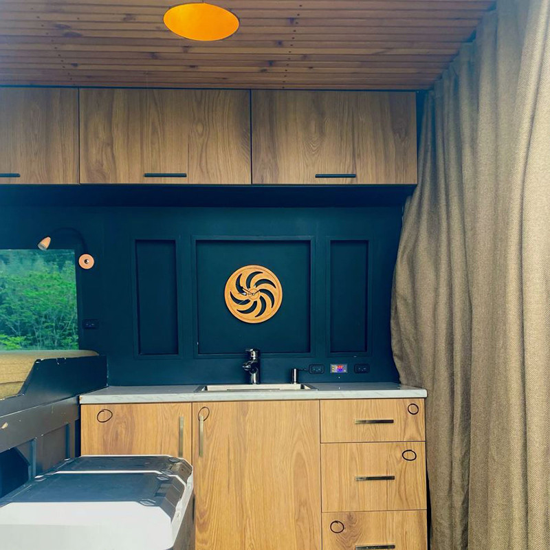 A VW T4 Campervan called Woody-Georgia and for hire in Batumi, Georgia