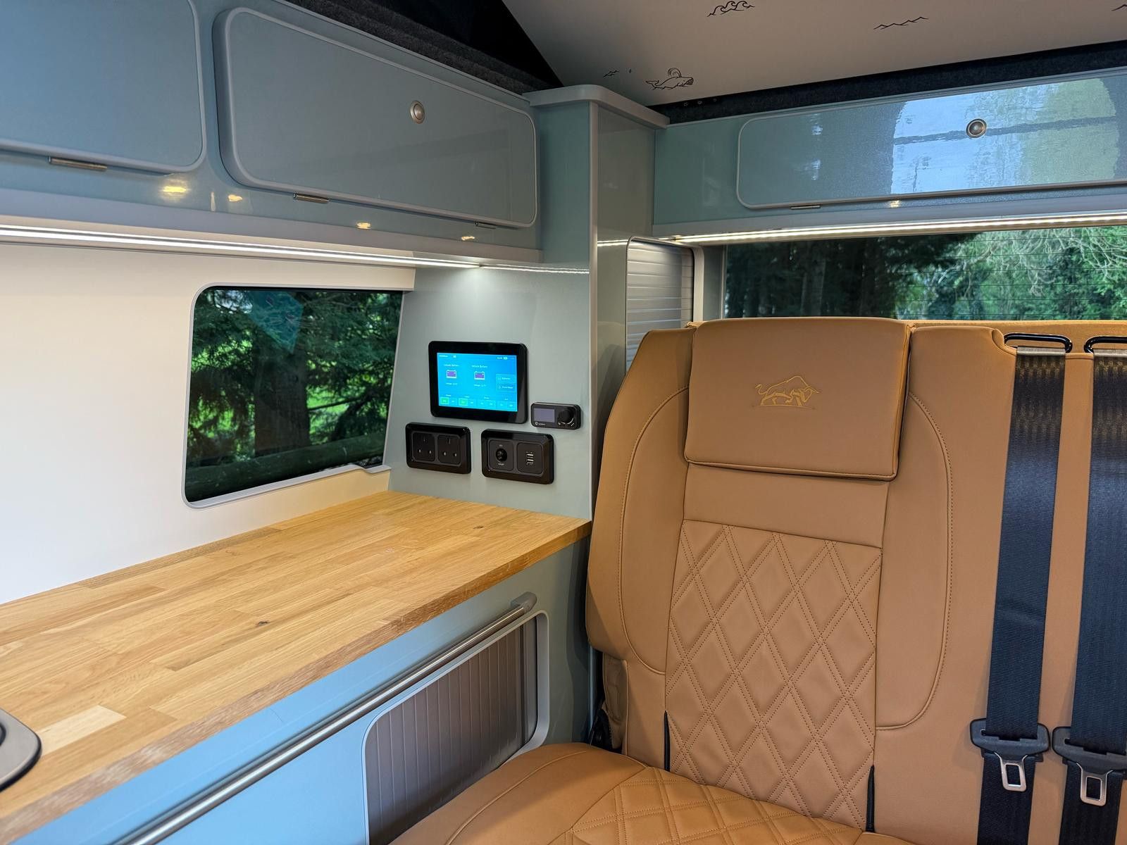 A VW T6 Campervan called Woody and for hire in Cockermouth, Cumbria