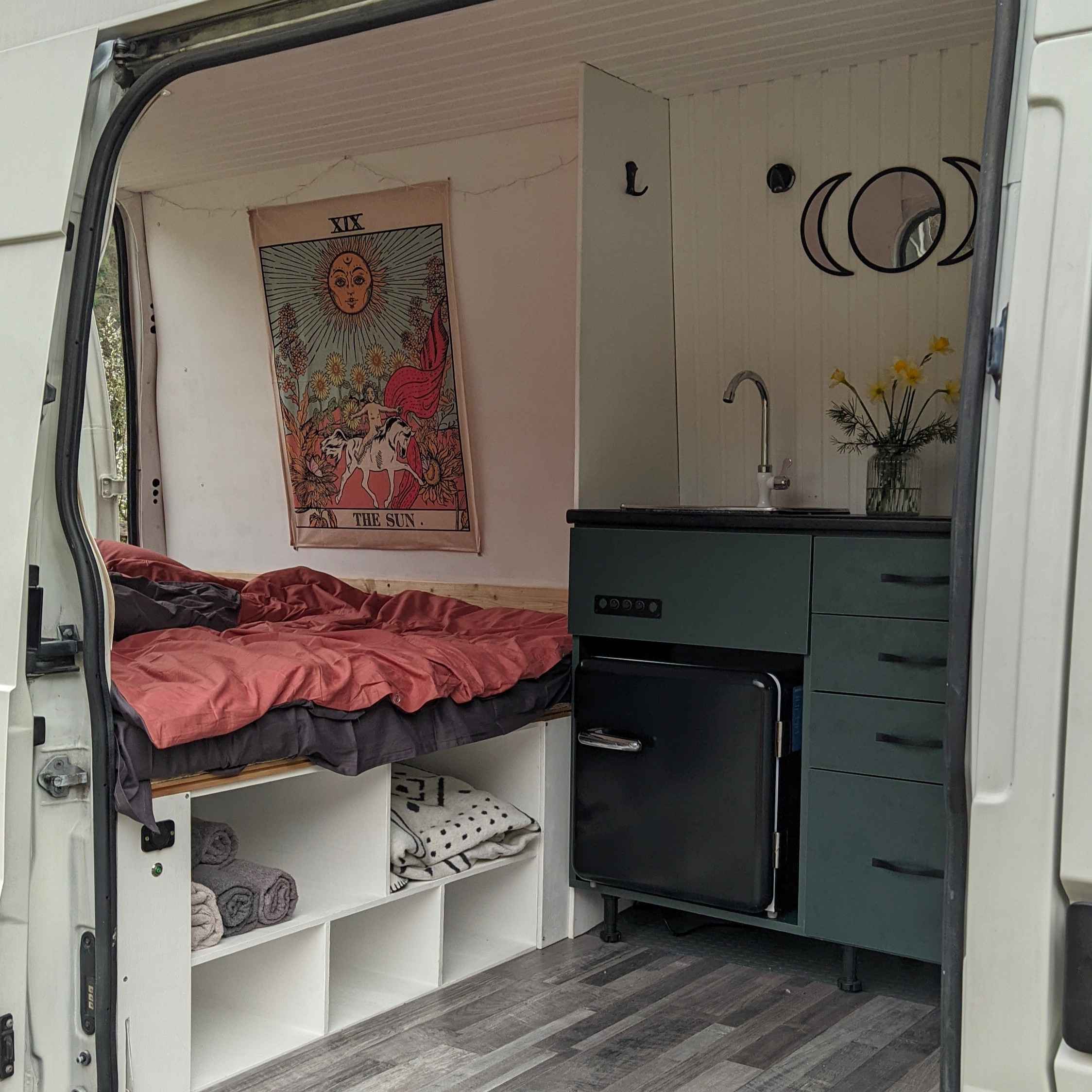 A Ford Campervan called Kostavan and for hire in Kutaisi Batumi, Georgia