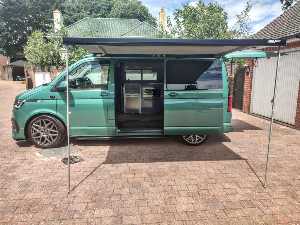 A VW T6 Campervan called Larnee and for hire in Leek, Staffordshire
