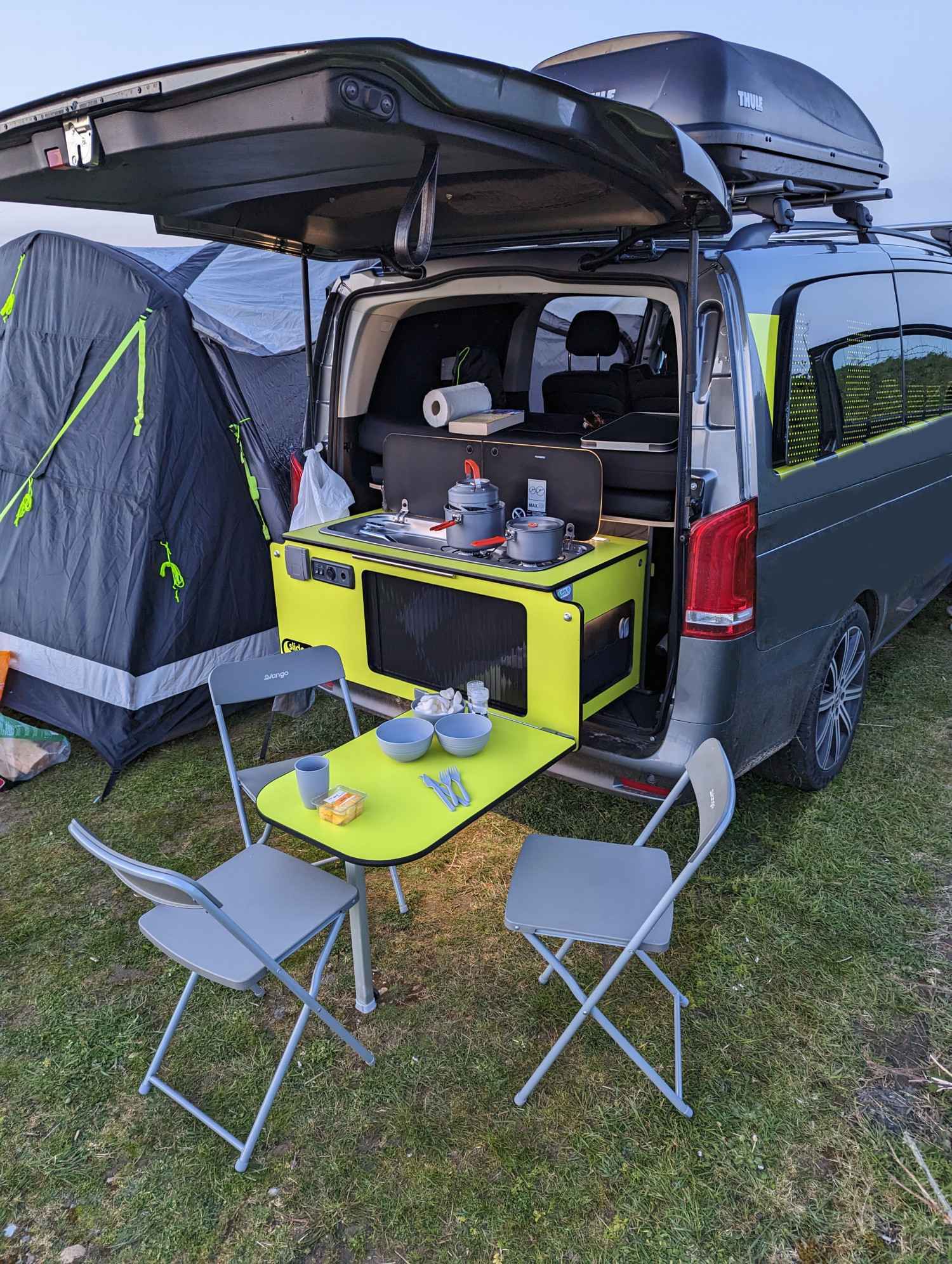 A Mercedes Campervan called FamVan and for hire in Huntingdon, Cambridgeshire