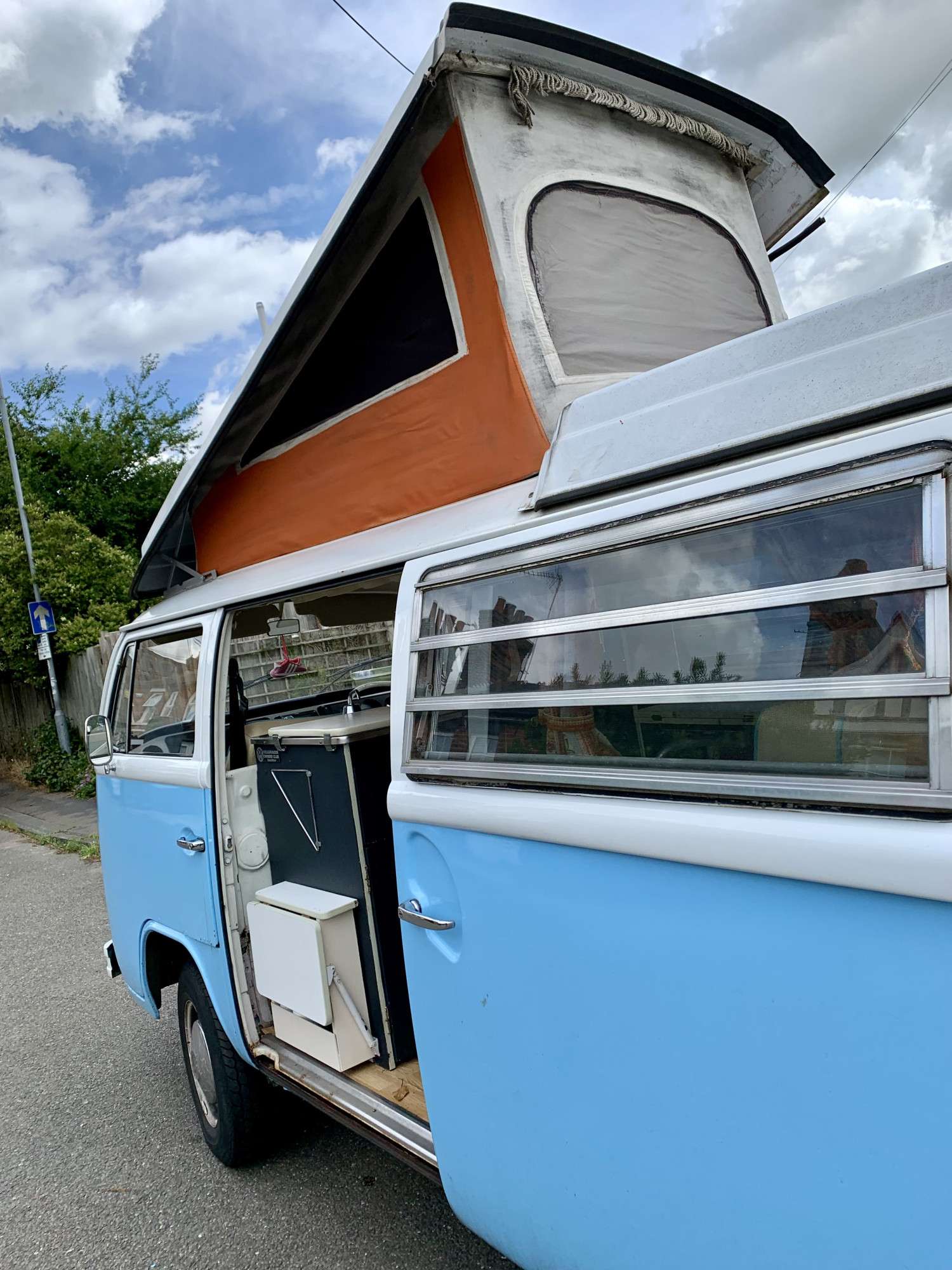 A VW T2 Classic Campervan called Harvey and for hire in Witham, Essex