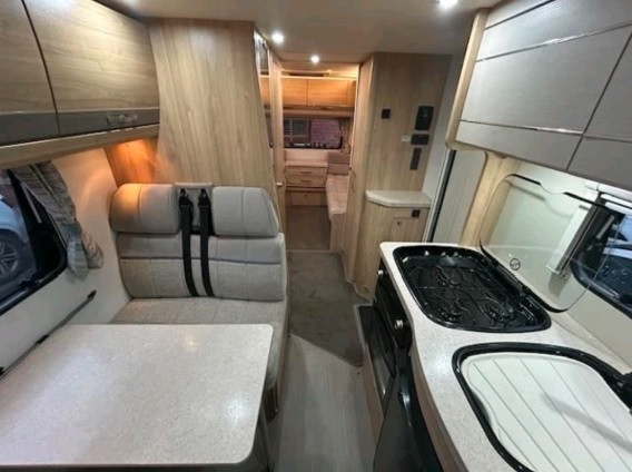 A OverCab Motorhome called Elder and for hire 