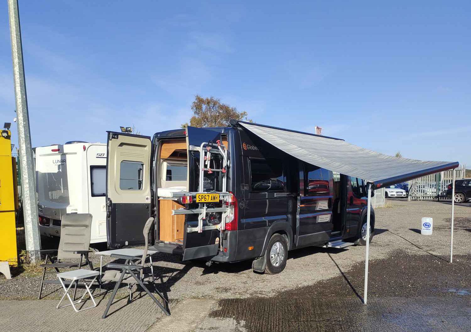 A Fiat Campervan called Davie and for hire in Morpeth, Northumberland