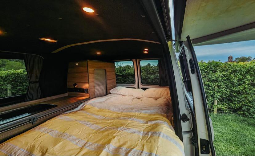 A VW T5 Campervan called Dolly and for hire in Ross-on-Wye, Herefordshire