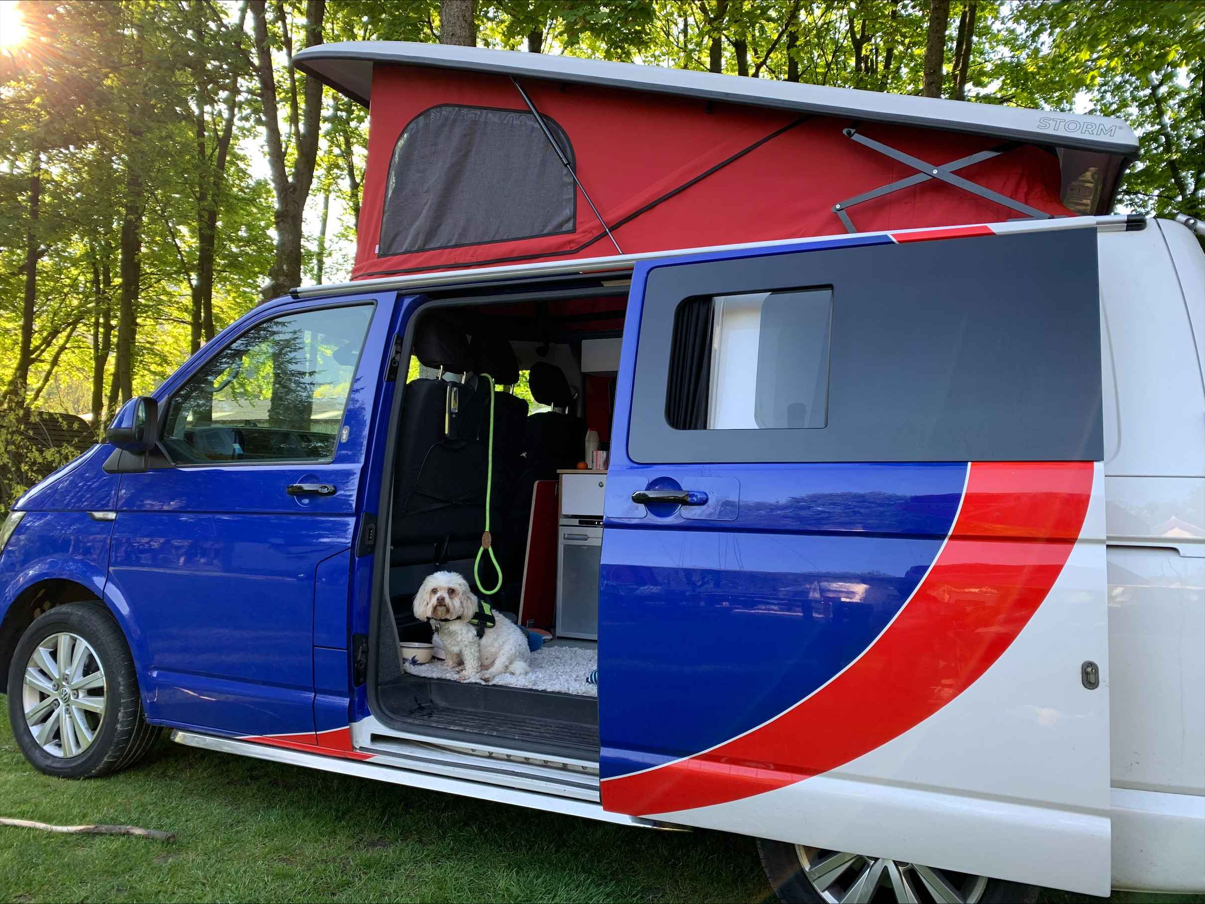 A VW T6 Campervan called Rocket and for hire in Hythe, Kent