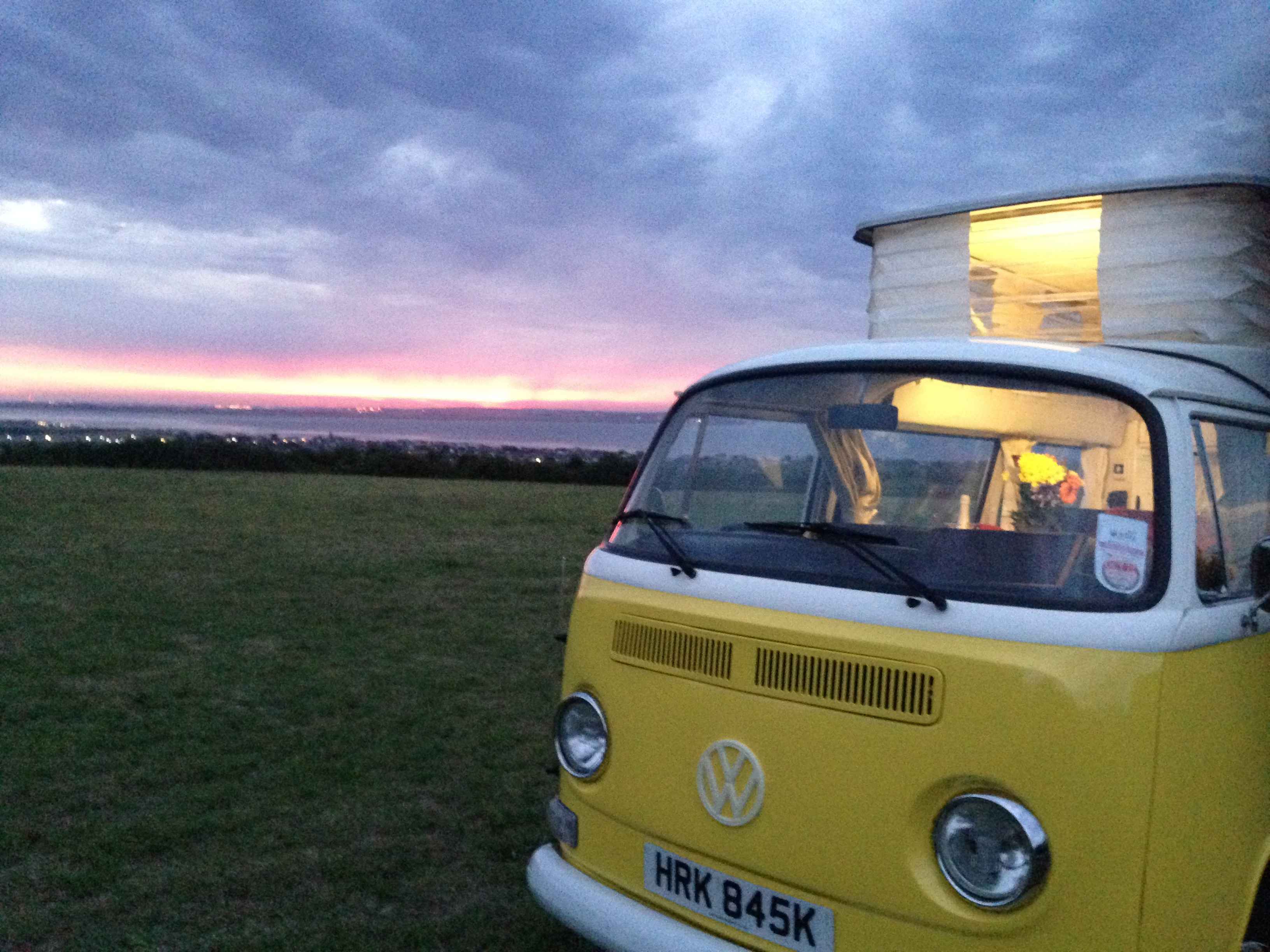 A VW T2 Classic Campervan called Daffy and for hire in Whitstable, Kent