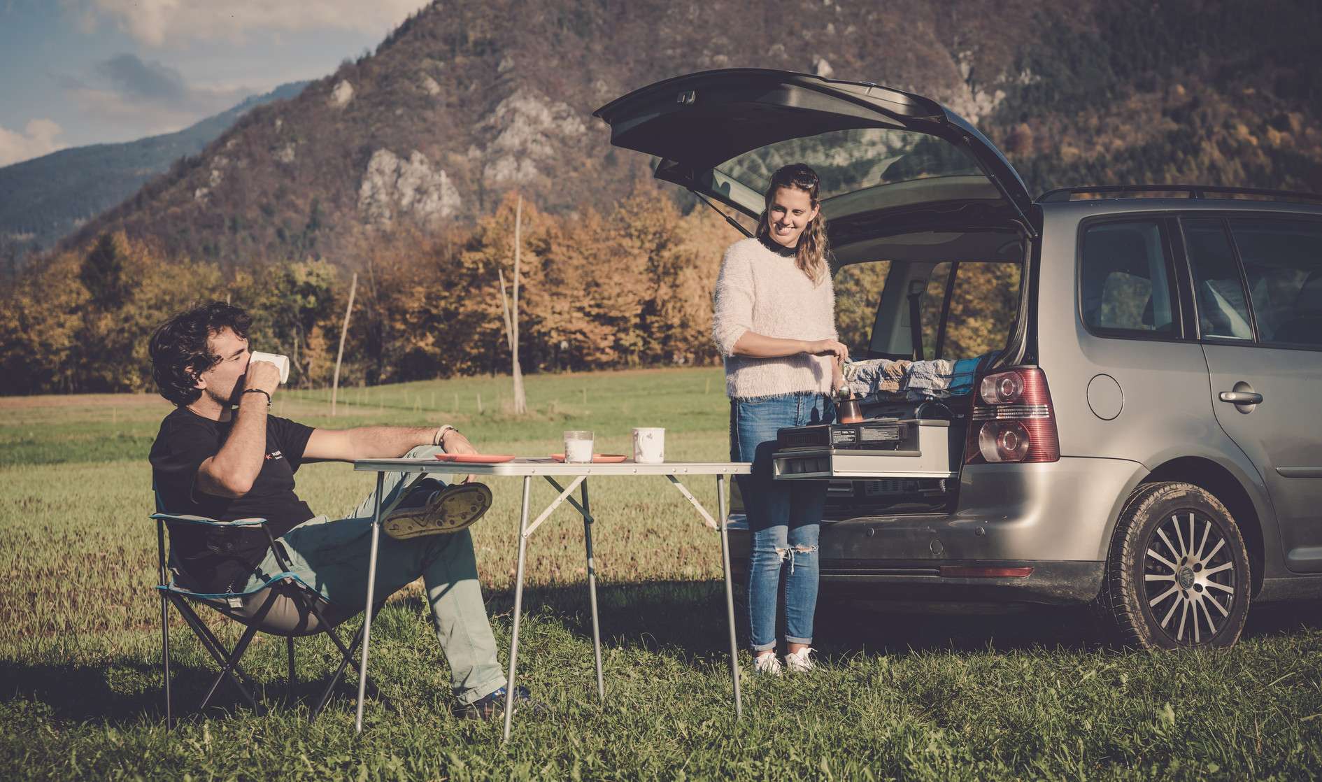 A VW Touran Campervan called Tara and for hire in Ljubljana, Slovenia