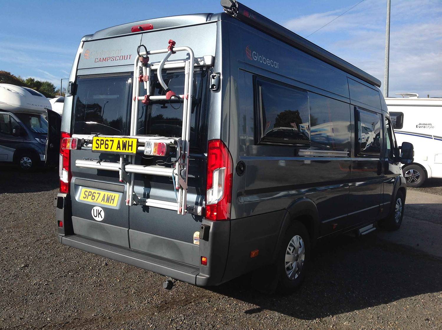 A Fiat Campervan called Davie and for hire in Morpeth, Northumberland