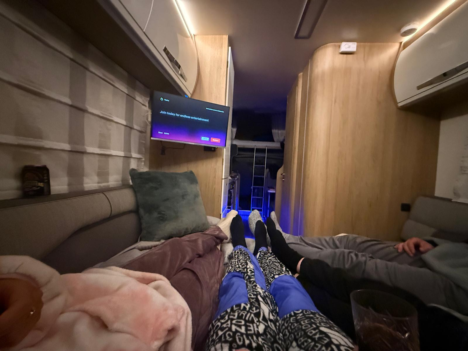 A OverCab Motorhome called Davina and for hire 