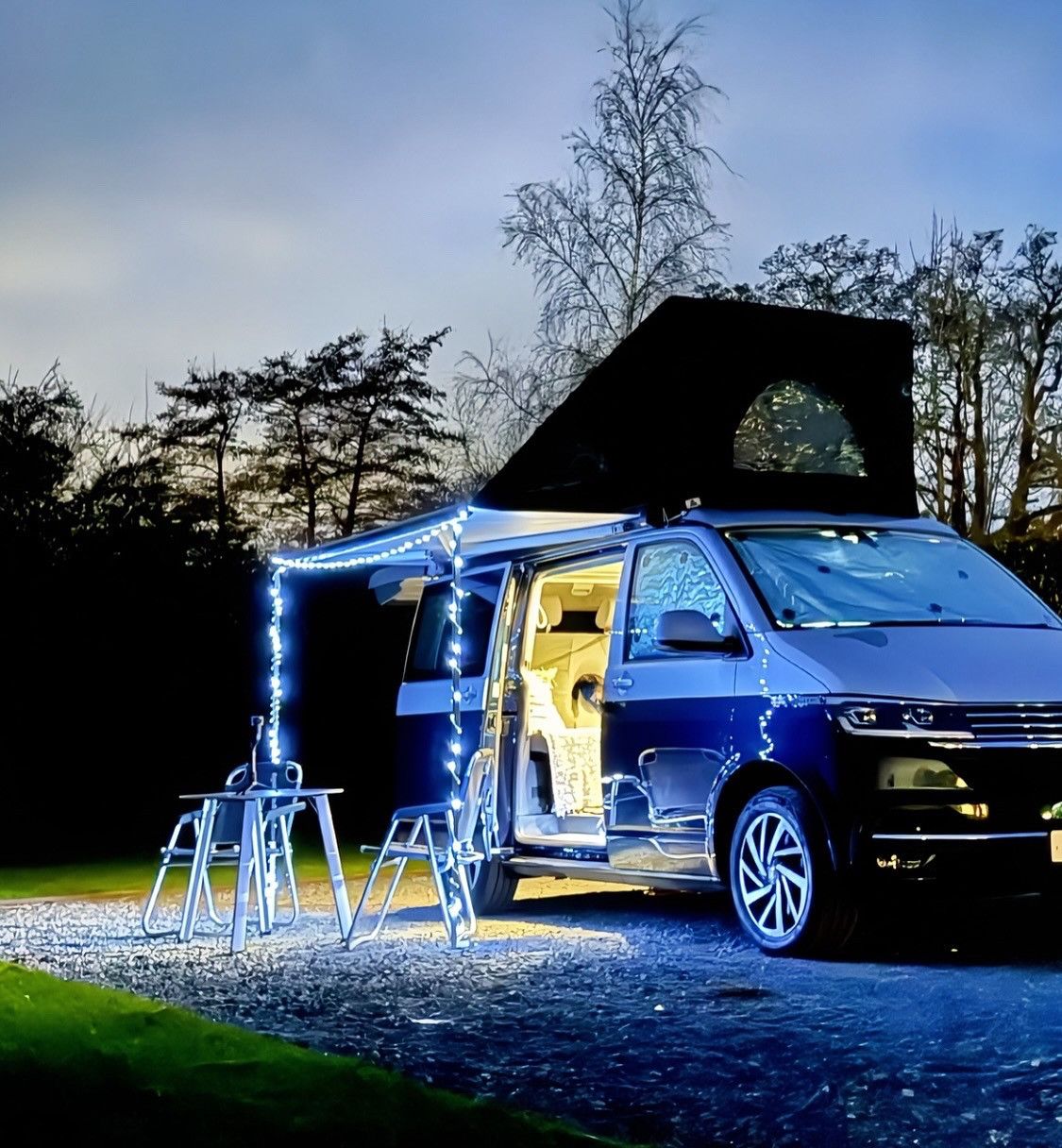 A VW T6 California Campervan called Gertie and for hire in Swindon , Wiltshire