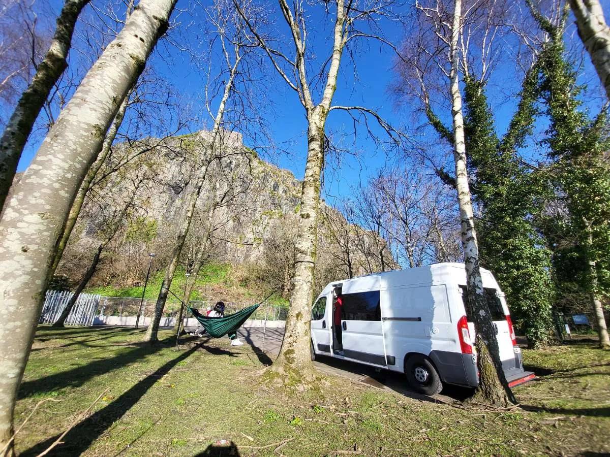 A Citroen Campervan called GLEN and for hire 