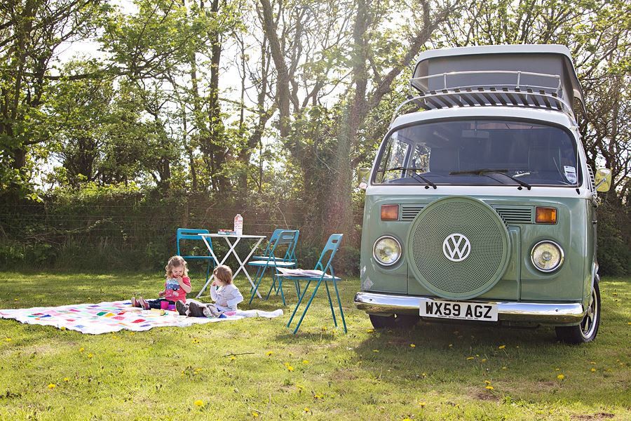 A VW T2 Brazilian Campervan called Willow-Van and for hire in Haverfordwest, Pembrokeshire