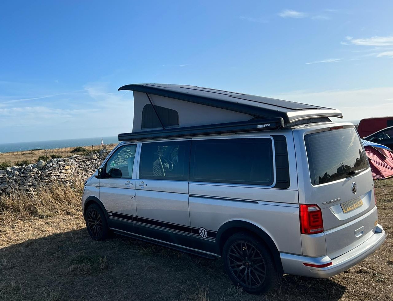 A VW T5 Campervan called Poppie and for hire in Cambridge, Cambridgeshire