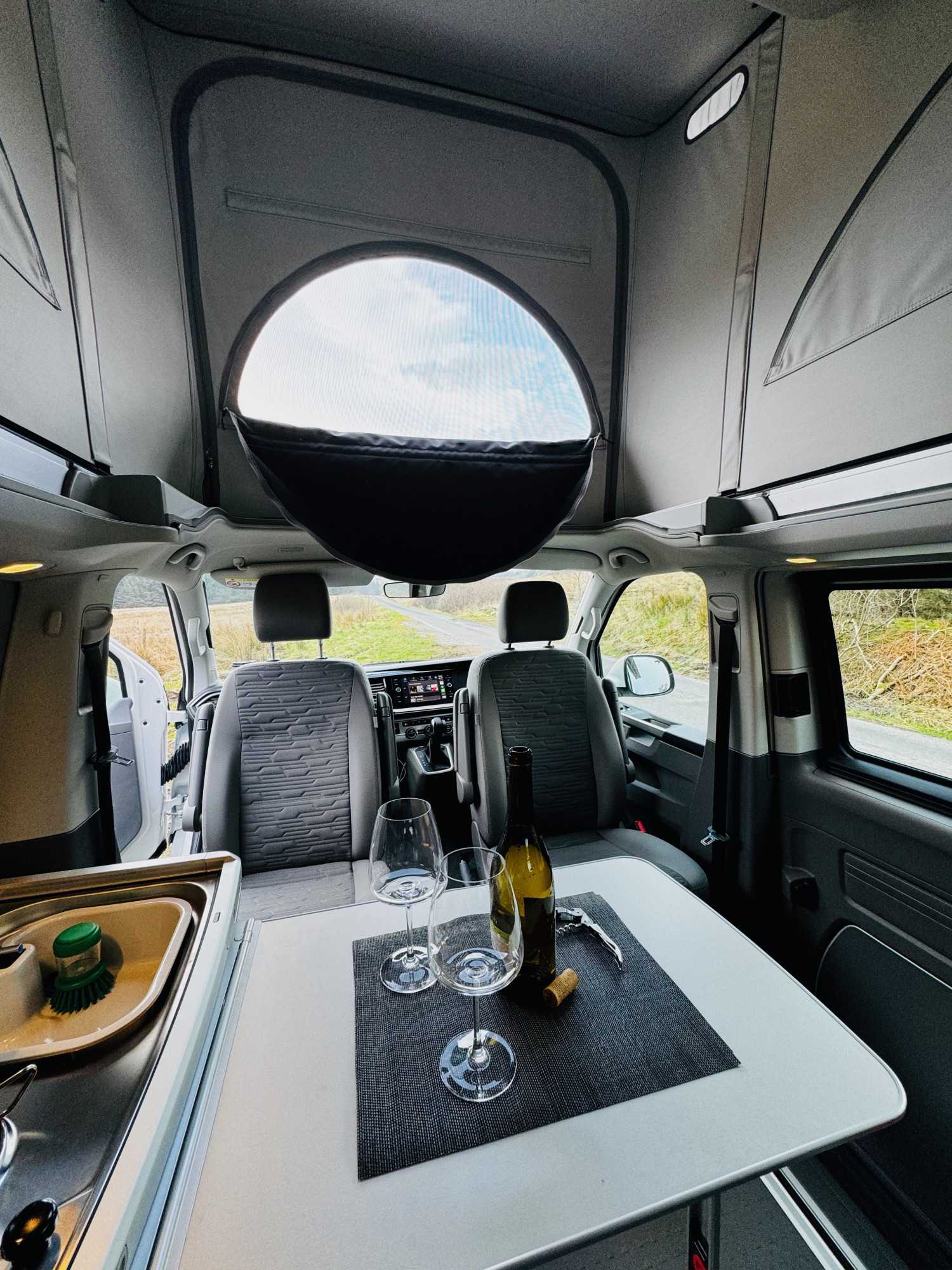 A VW T6 California Campervan called Maggie and for hire in Glasgow, Glasgow