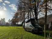 A VW T6 Campervan called Swampy and for hire in Oldham, Lancashire