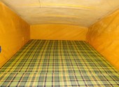 A VW T2 Classic Campervan called Dorothy and pop top for hire in Brockham, Surrey