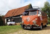 A VW T1 Splitscreen Campervan called Gino and Looking Good for hire in chelmsford, Essex
