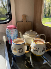 A Fiat campervan called Berti and for hire in Wedmore , Somerset