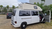 A VW T4 Campervan called Blanca and for hire in Tirana, Albania