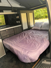 A VW T6 Campervan called T6-4Motion and Cantilever Bed for hire 
