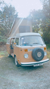 A VW T2 Classic Campervan called Ned and for hire in , Hertfordshire