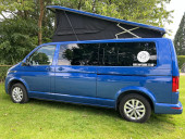 A VW T6 Campervan called Izzy and for hire in Marthall, Cheshire