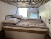 A Mercedes Sprinter Campervan called DITA and for hire in Rinas, 