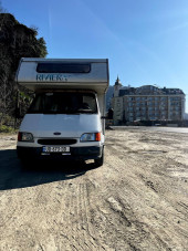 A Ford Campervan called Buddy-G and for hire in Kutaisi , Georgia