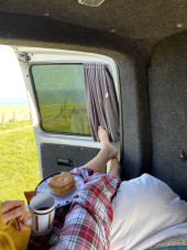 A VW T5 Campervan called Dolly and for hire in Ross-on-Wye, Herefordshire