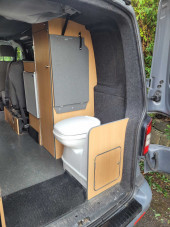 A VW T5 Campervan called Grey-Wolf and for hire in Oldham, Lancashire