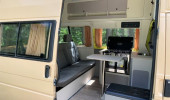 A VW T5 Campervan called Viki and for hire in Ljubljana,