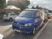 A VW T6 Campervan called Rocket and for hire in Hythe, Kent