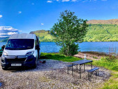 A Citroen Campervan called GLEN and for hire 