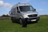 A Mercedes Sprinter Campervan called Hanky and for hire in Cheshire, Cheshire