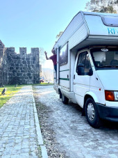 A Ford Campervan called Buddy-G and for hire in Kutaisi , 